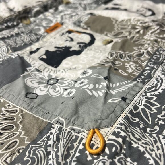 🔥🔥 SNOOP DOGG CLOTHING COMPANY - AOP Short Sleeve Button Down Shirt  2XL - *RE - Picture 9 of 16